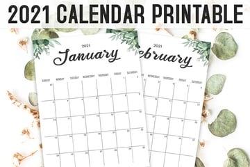 45 Best Editable Calendar Templates (Monthly, Yearly, Blank Printable ...